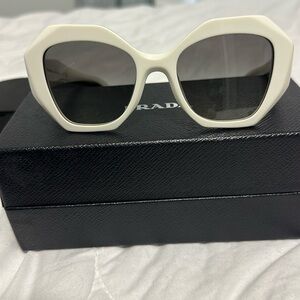 White Prada sunglasses